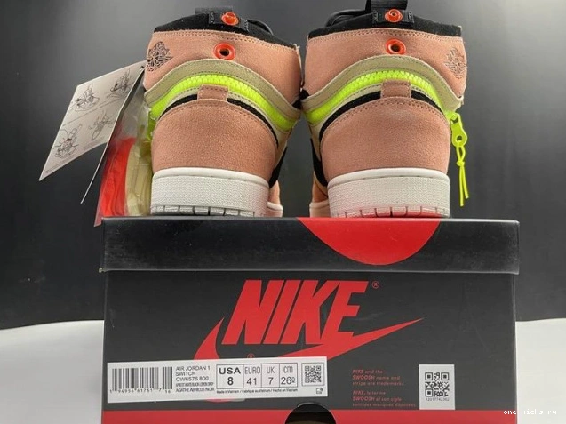 Rep High Jordan 1 Peach Air Switch CW6576-800 0528